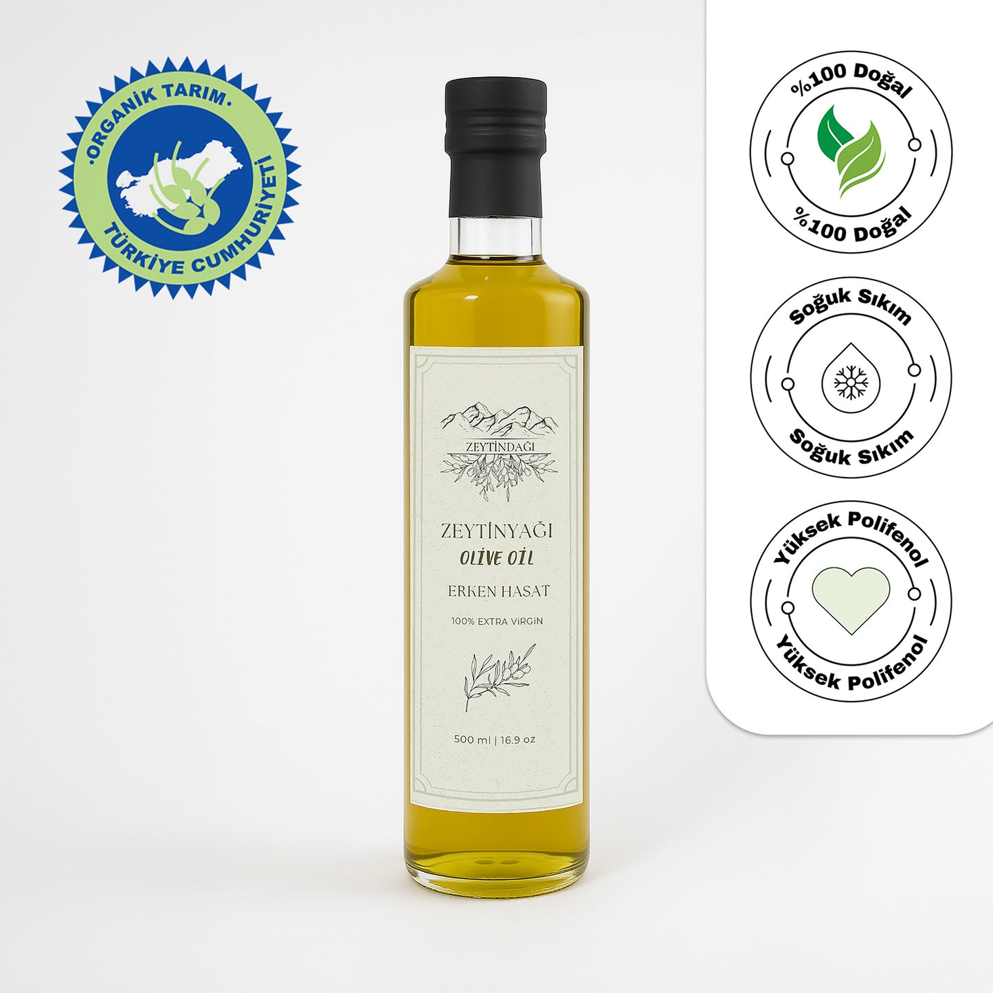 Erken Hasat Sızma Zeytinyağı 500 ML